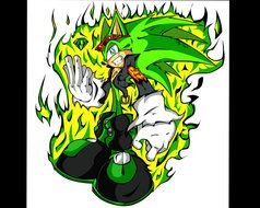 Scourge The Hedgehog as picture for clipart