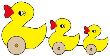 Baby Duck yellow drawing