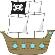Pirate Ship Clip Art N26
