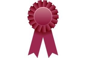 purple award ribbon