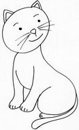 Drawing of the cat