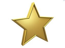 Ä°llustration of Animated Gold Star