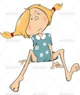 Little Girl Cartoon Characters N6