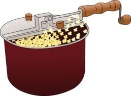 Popcorn Popper drawing