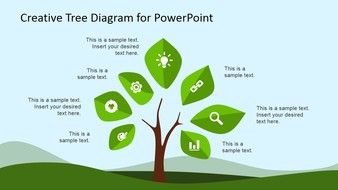 Tree Diagram Template drawing