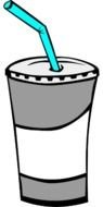 cup Of Juice Cartoon drawing