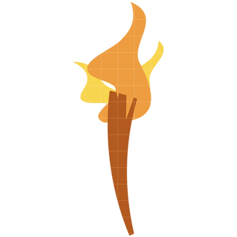 Caveman Torch Clip Art