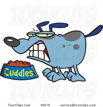 Dog Food Bowl Cartoon