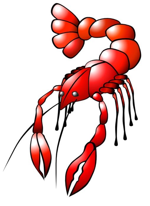 Crawfish Clip Art N37