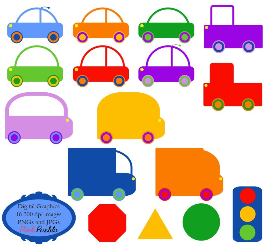 colors cars drawing