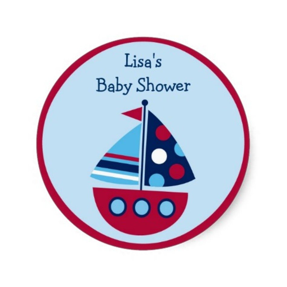 Transportation Sailboat Stickers Envelope Seals