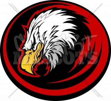 Mascot Head Of An Eagle Vector Illustration