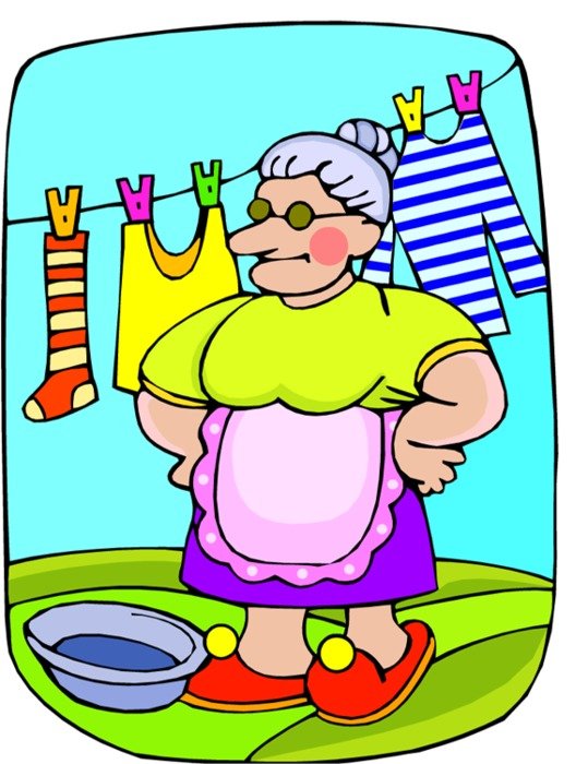 Clothesline Cartoon N2