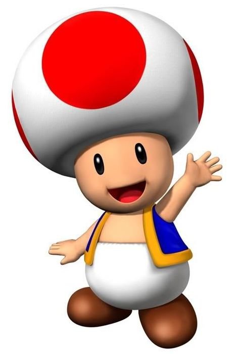 Super Mario Blue Toad