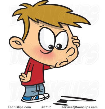 Confused Boy Cartoon N8