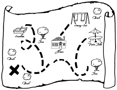 Printable Pirate Treasure Map Template
