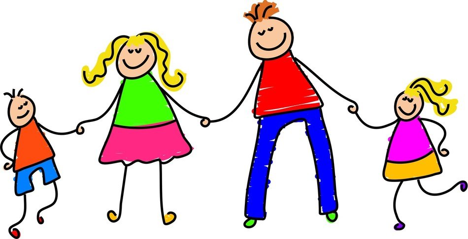 Cartoon Parents And Children