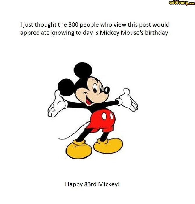 Mickey Mouse Happy Birthday N21