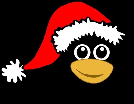 Penguin With Hat Clip Art N3