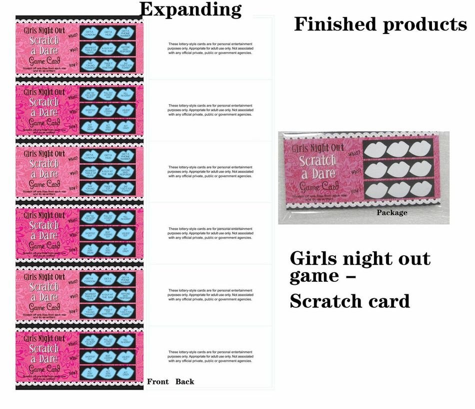 scratch cards for cosmetics