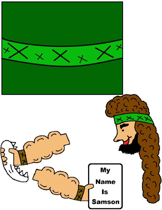 Sunday School Craft Samson