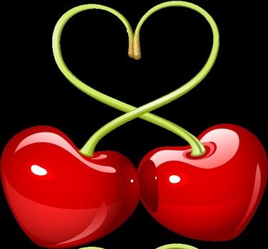 Heart Cherry Clip Art Free