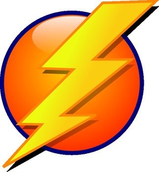Lightning Bolt Clip Art N101