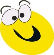 clipart of the Cute Cartoon smiley