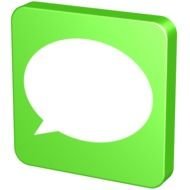 Text Message Bubble Icon N3