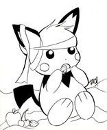 Pichu Coloring Pages drawing