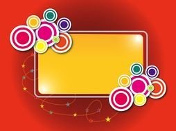 Decorative colorful Template