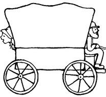 Pioneer Covered Wagon Clip Art Free