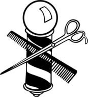 Barber Pole Clip Art N16