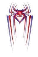 logo with graphic spider