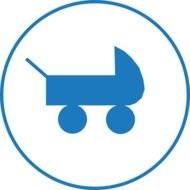 Baby Stroller Clip Art N26