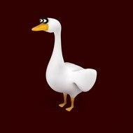 Cartoon Goose N5