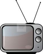 Vintage Tv Vector