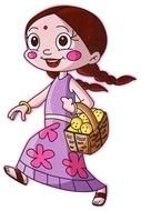 Chota Bheem And Chut Ki drawing
