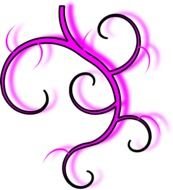 Fancy Swirls Clip Art N3