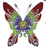 color Butterfly Clip Art