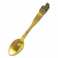 painted golden spoon