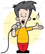 Cartoon Kids Singing