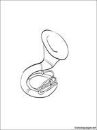 Brass Instruments Coloring Pages