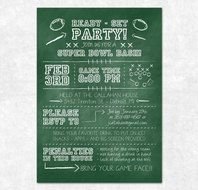 Super Bowl Party Invitations