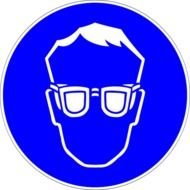 Eye Protection Required Sign