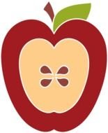 Bible apple drawing