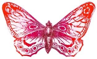 red Butterfly, digital art