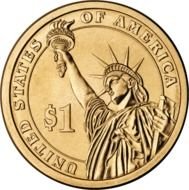 One Dollar Coin drawing