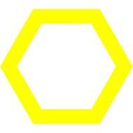 Yellow Hexagon N2