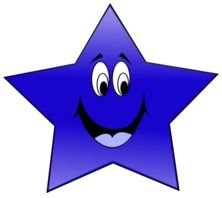 Star Face Clip Art N5